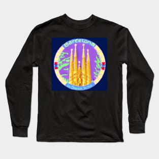 La Sagrada Familia. Barcelona Long Sleeve T-Shirt